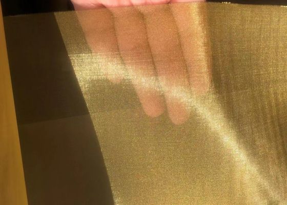 Paño de alambre de cobre amarillo