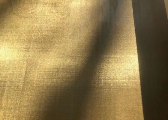 Paño de alambre de cobre amarillo