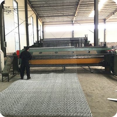 las jaulas del gabion de los 2x1x1m, pvc cubrieron la caja del gabion, caja hexagonal del gabion de la caja del gabion del fabricante de Anping de la caja de la malla de alambre del gabion