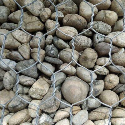 las jaulas del gabion de los 2x1x1m, pvc cubrieron la caja del gabion, caja hexagonal del gabion de la caja del gabion del fabricante de Anping de la caja de la malla de alambre del gabion