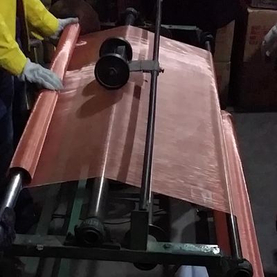 Paño de alambre de cobre rojo, malla de alambre de cobre pura, malla de alambre de cobre amarillo