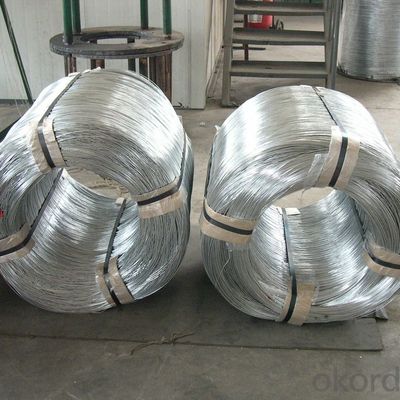 Alambre galvanizado sumergido caliente, alambre galvanizado en baño caliente