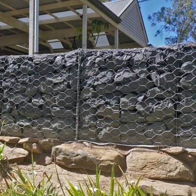 Tela metálica hexagonal resistente, caja de Gabion, Gabion, jaula de Gabion, jaulas de la pared de Rockweld, gabions tejidos