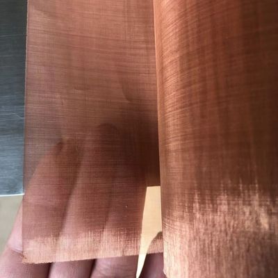 Malla de alambre de cobre púrpura - jaula roja 60 80 de Faraday del paño de alambre de cobre malla de alambre de cobre roja pura de 100 mallas