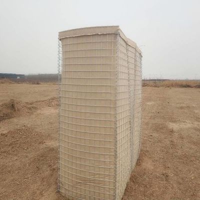 La barrera defensiva de HESCO, barrera de HESCO, bastión de HESCO, pared de la ráfaga de HESCO, fabricante modificó la pared soldada con autógena de la malla para requisitos particulares del gabion