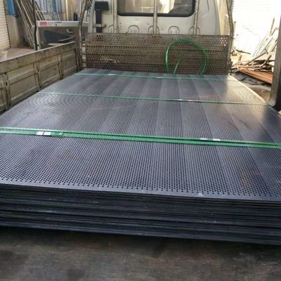 Hoja de metal perforada de acero inoxidable del agujero redondo 0.5-8.0M M grueso