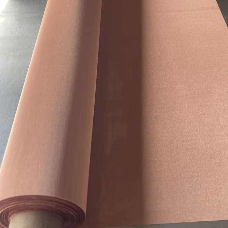 Malla de alambre de cobre púrpura - jaula roja 60 80 de Faraday del paño de alambre de cobre malla de alambre de cobre roja pura de 100 mallas